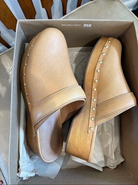 Madewell Leather Cecily Clog 8.5